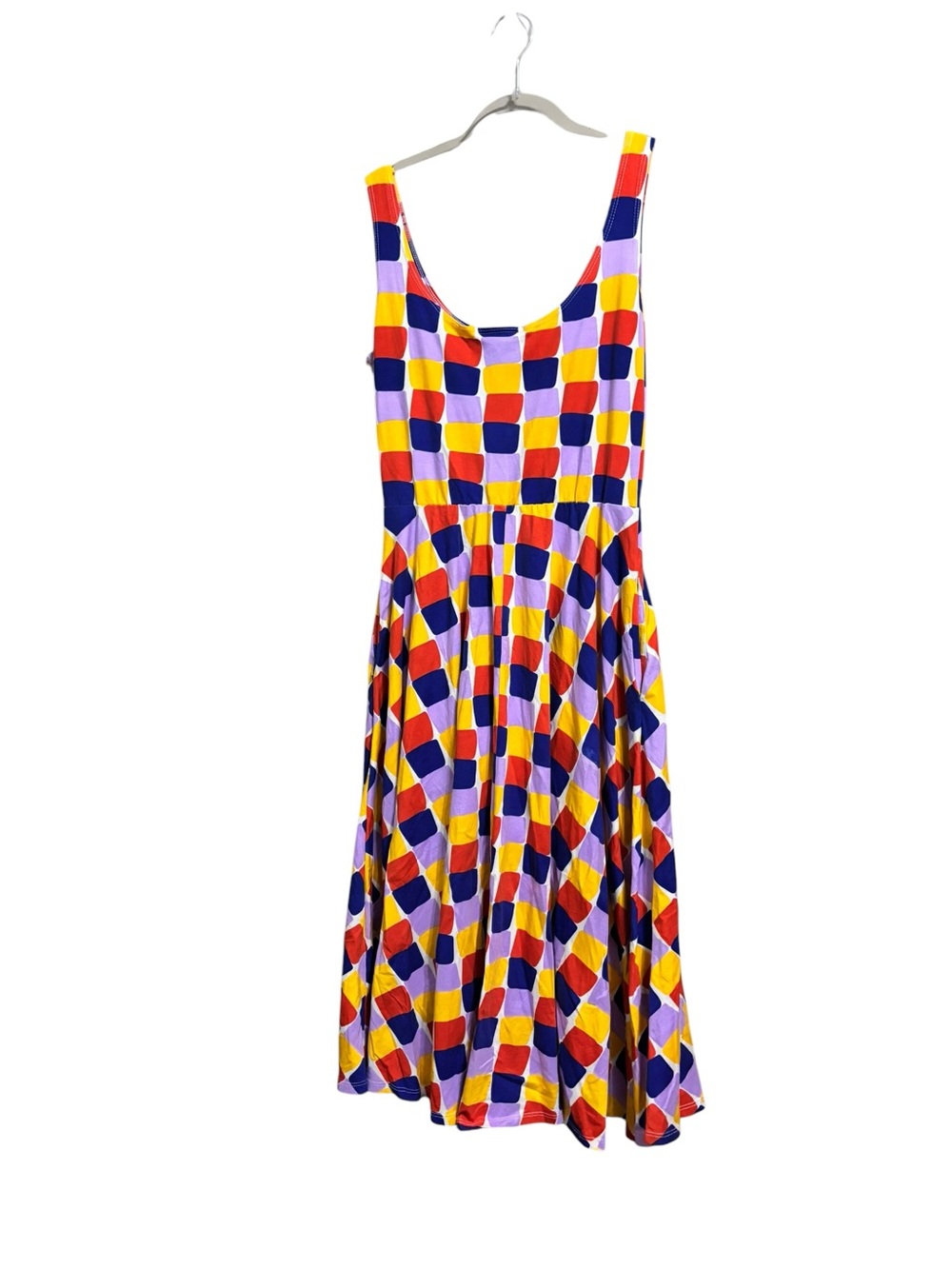 Nooworks Sz Lg Vacation Grid Dress - Picture 4 of 6